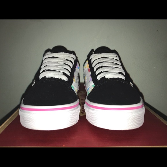 vans rainbow checkerboard old skool